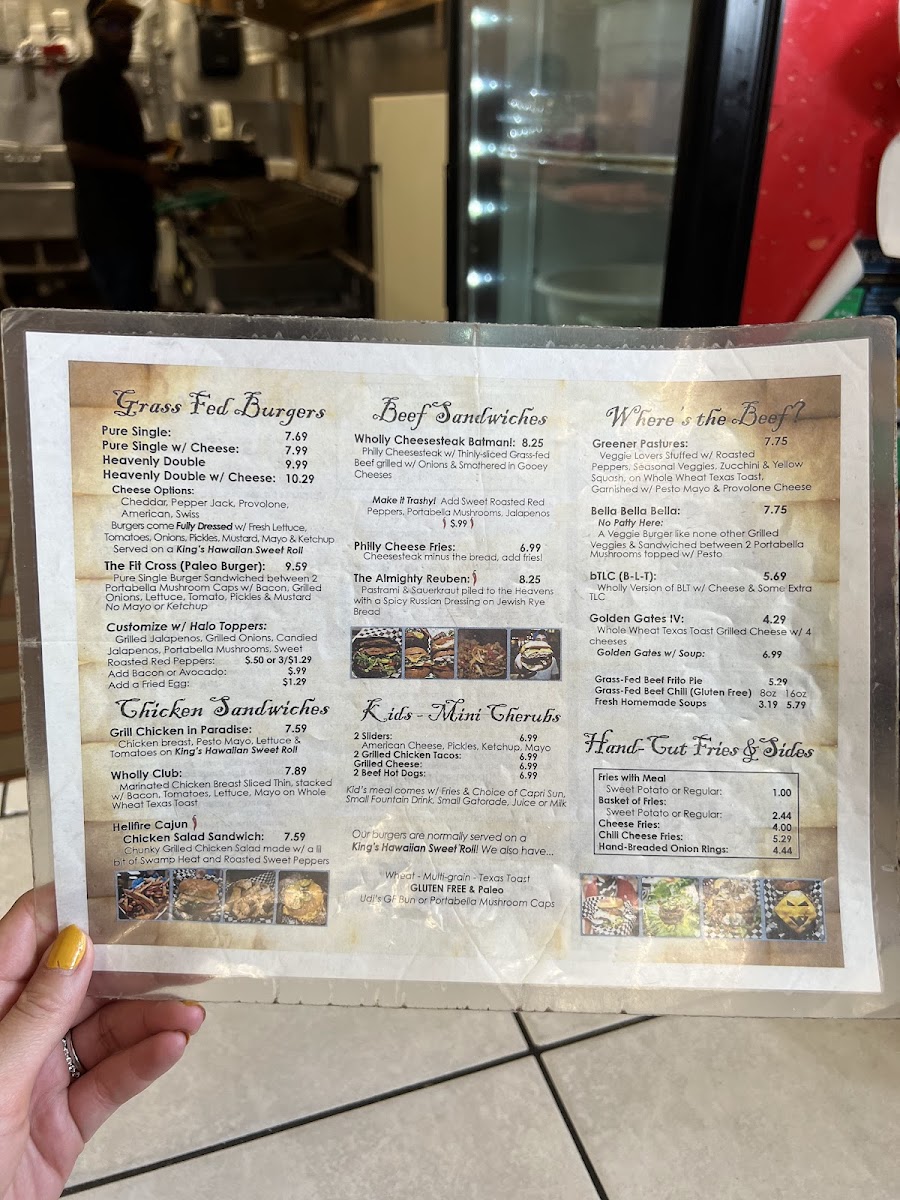 Wholly Cow Burgers Menu - Image 6